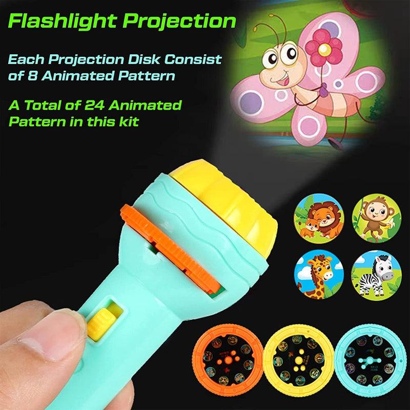 🧸 Slide Flashlight Torch – Educational Learning Toy for Kids