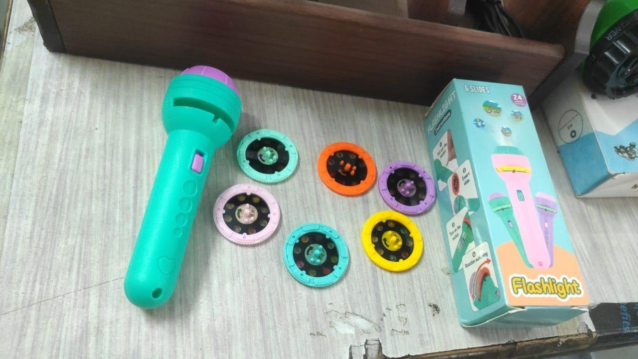🧸 Slide Flashlight Torch – Educational Learning Toy for Kids