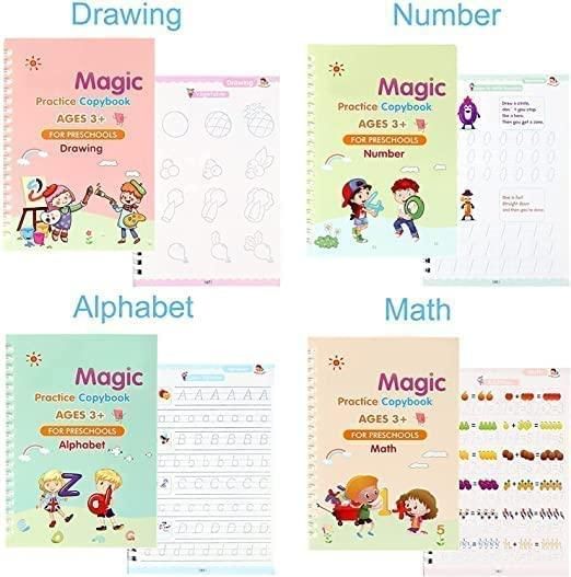 Sank Magic Practice Copybook Combo Set — Complete Handwriting Kit for Kids