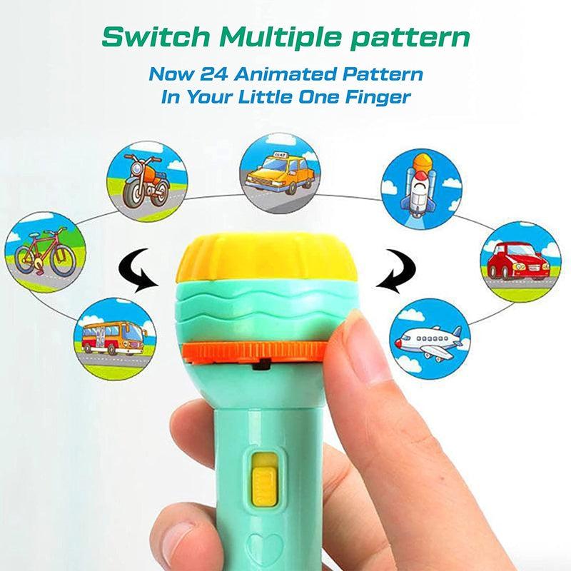 🧸 Slide Flashlight Torch – Educational Learning Toy for Kids
