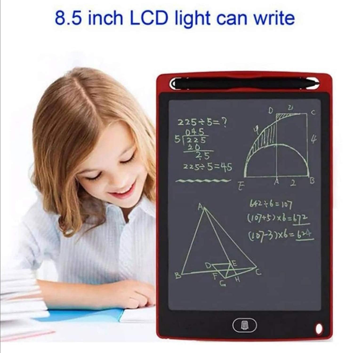 Multicolor Plain LCD Writing Screen Tablet Drawing Board for Kids